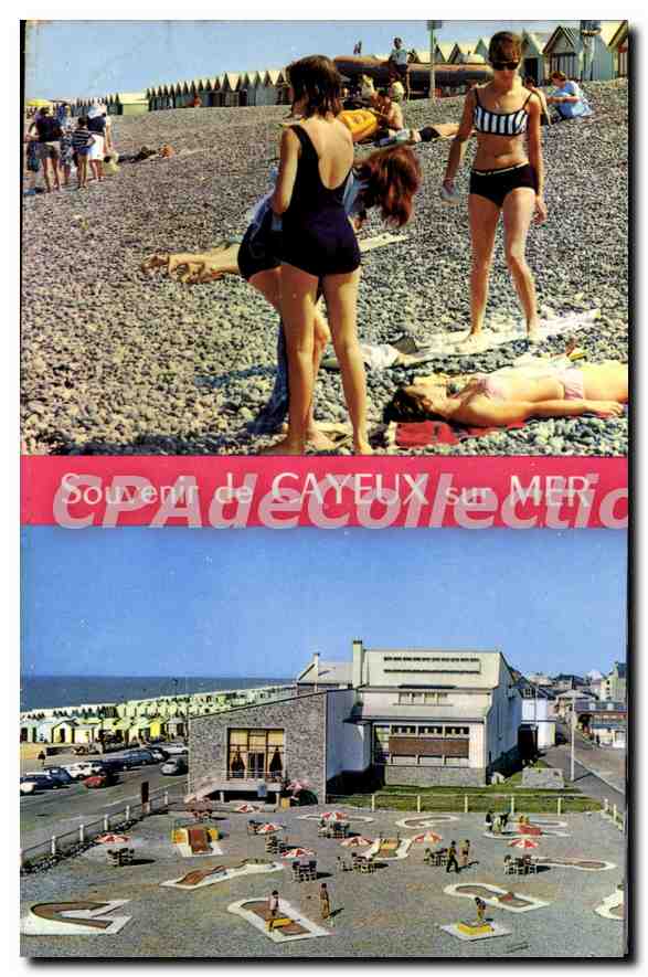 CAYEUX SUR MER — plage et station climatique — reproduction interdite