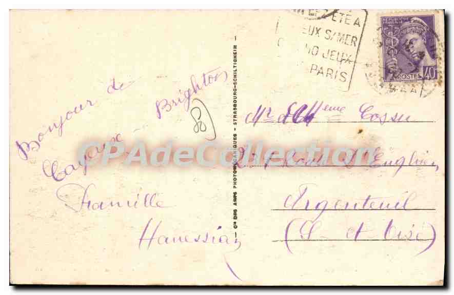 Cayeux-sur-Mer — Le Casino et le Bar du Soleil — CPAPHIL 71 — Reverso