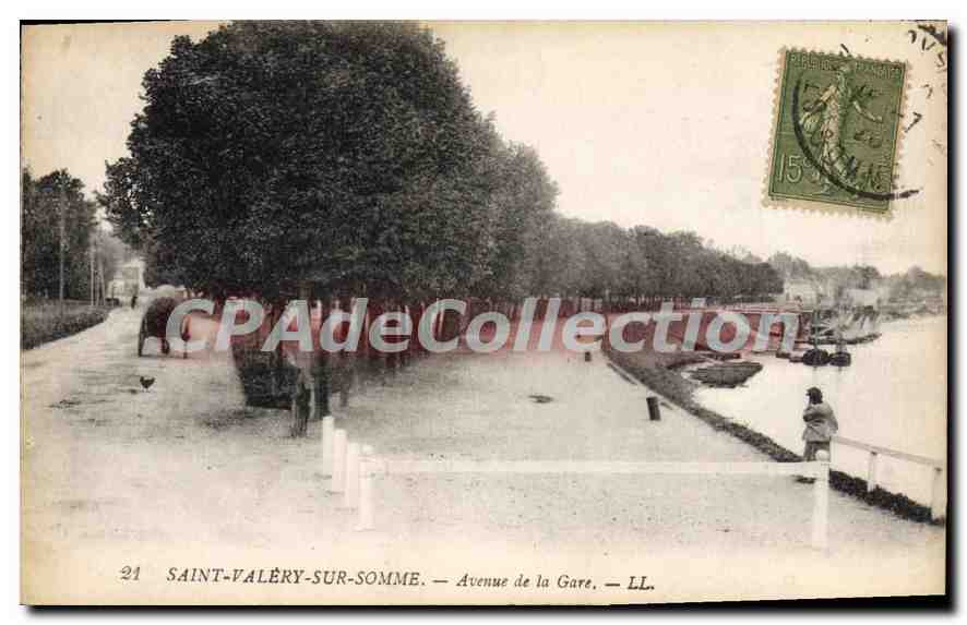 SAINT-VALÉRY-SUR-SOMME — Avenue de la Gare — LL. — Publisher LL.