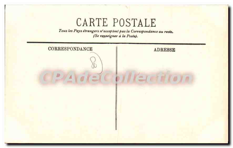 Cayeux — La Place et la Vieille Église — LL. — Verso