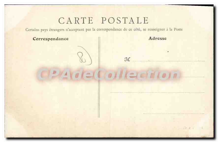 Cayeux-sur-Mer — Le Chemin de Planches — éditeur inconnu — Verso