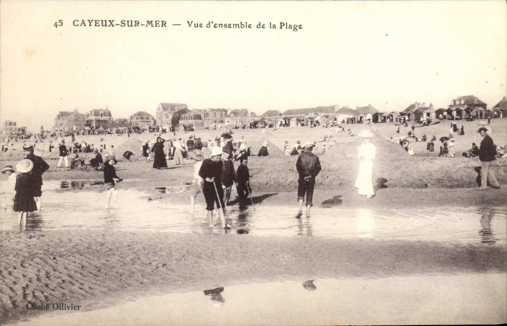 CAYEUX-SUR-MER — Vue d'ensemble de la Plage — Ollivier