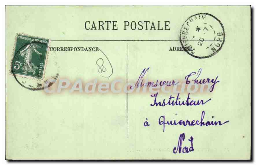 Cayeux-sur-Mer — Dans les Bois de Sapins — LL. n°55 — Achterkant