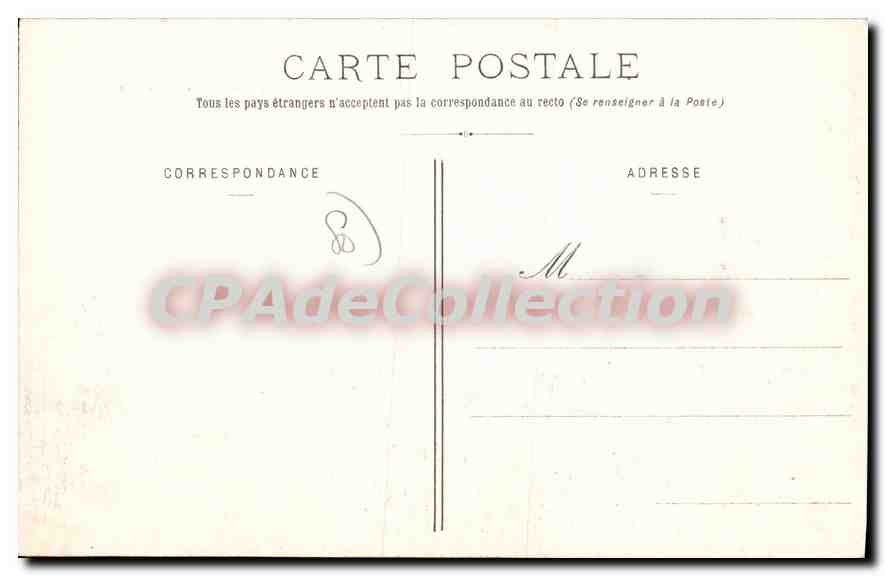 Mers-les-Bains — Promenade de la Digue — L. D., B., 37 — Verso