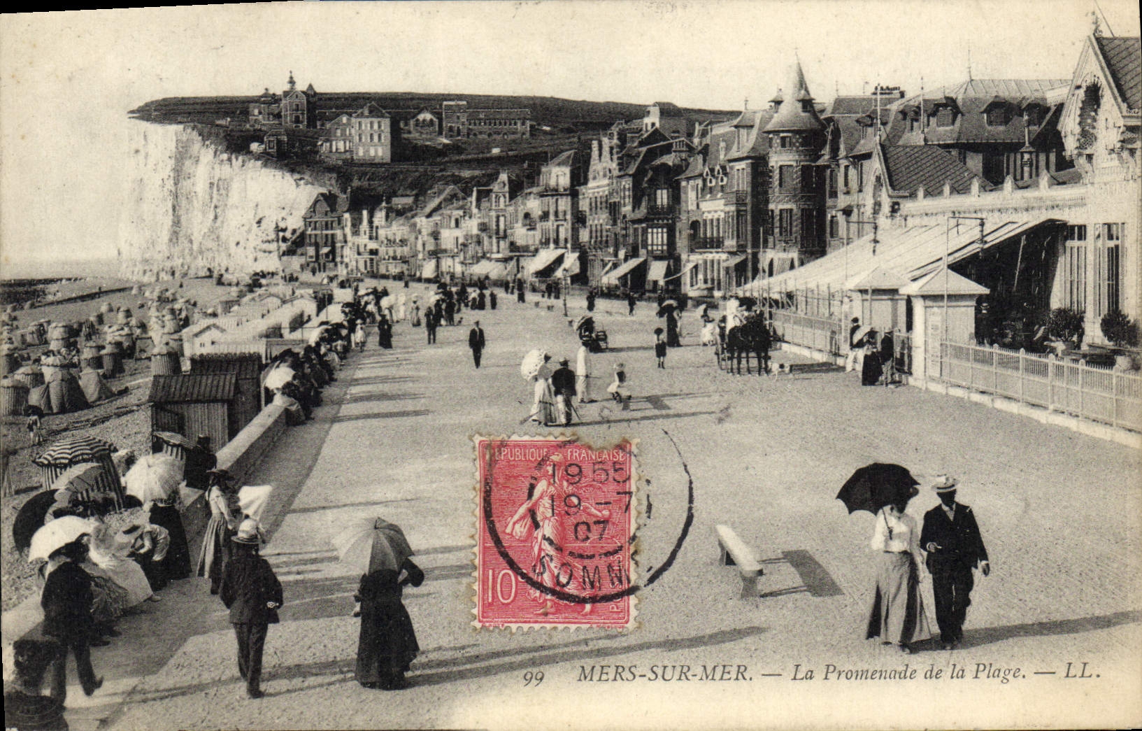 MERS-SUR-MER — La Promenade de la Plage — LL. — n°99