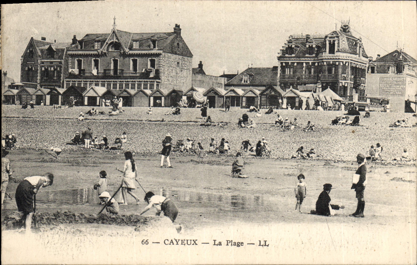 Cayeux — La Plage — L.L. — 66 — Éditeur L.L. - Anverso