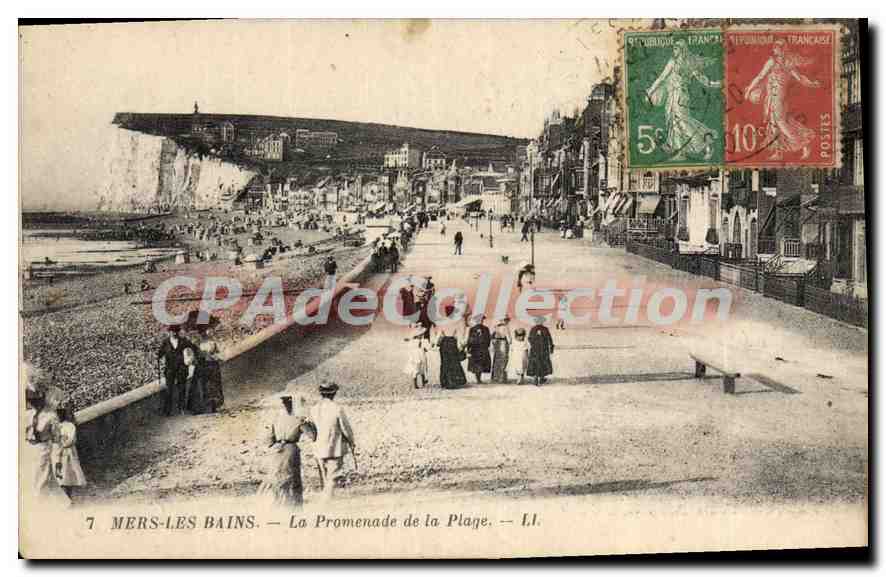 Mers-les-Bains — La Promenade de la Plage — L.I.