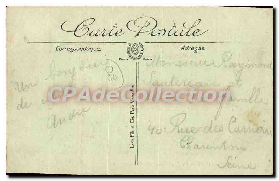Mers-les-Bains — La Promenade de la Plage — L.I. — Verso