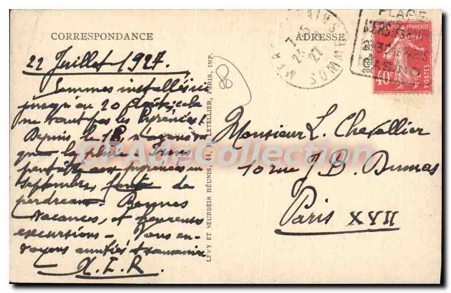 Mers-les-Bains — L'Esplanade et la Plage — LL — Reverso