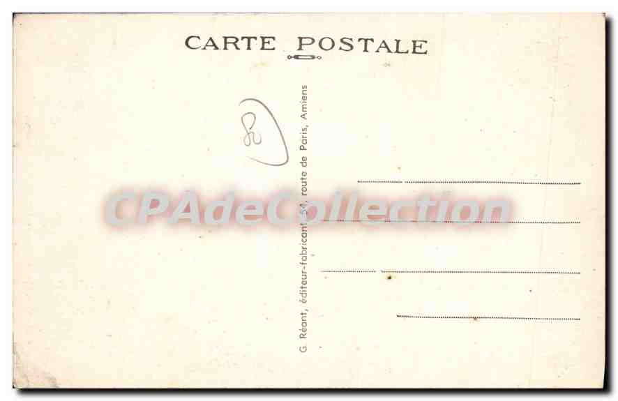 Abbeville (Somme) — Le Monument au Chevalier de la Barre — Verso