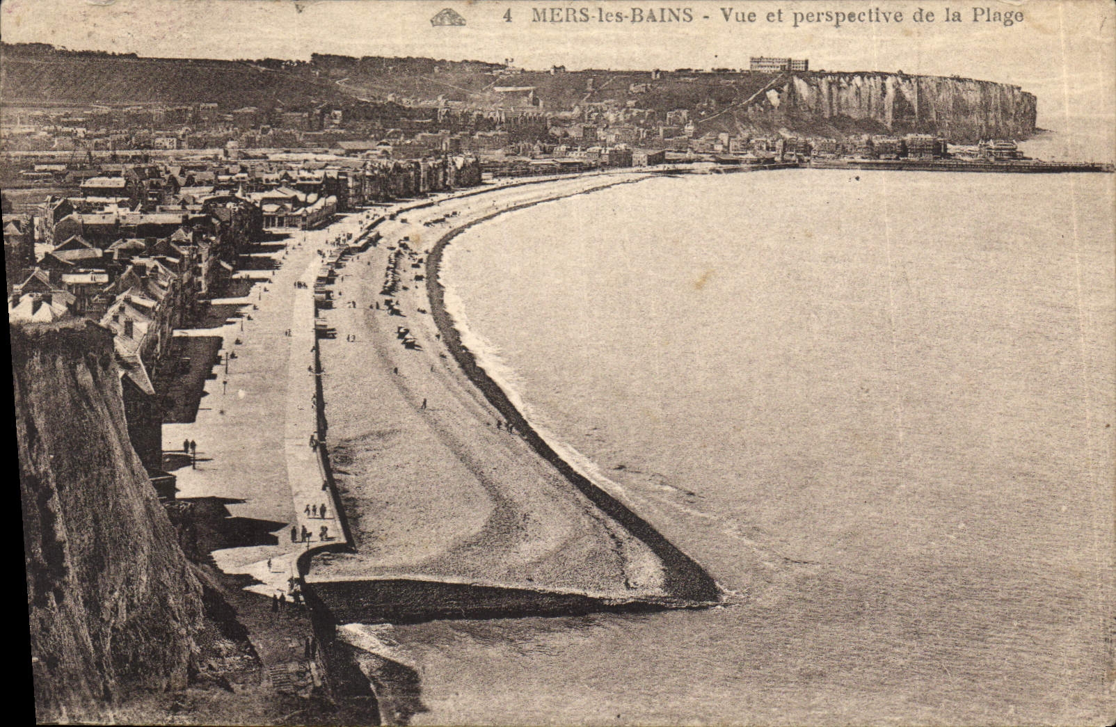 MERS-les-BAINS — Vue et perspective de la Plage — éditeur non identifié, n° de série 4