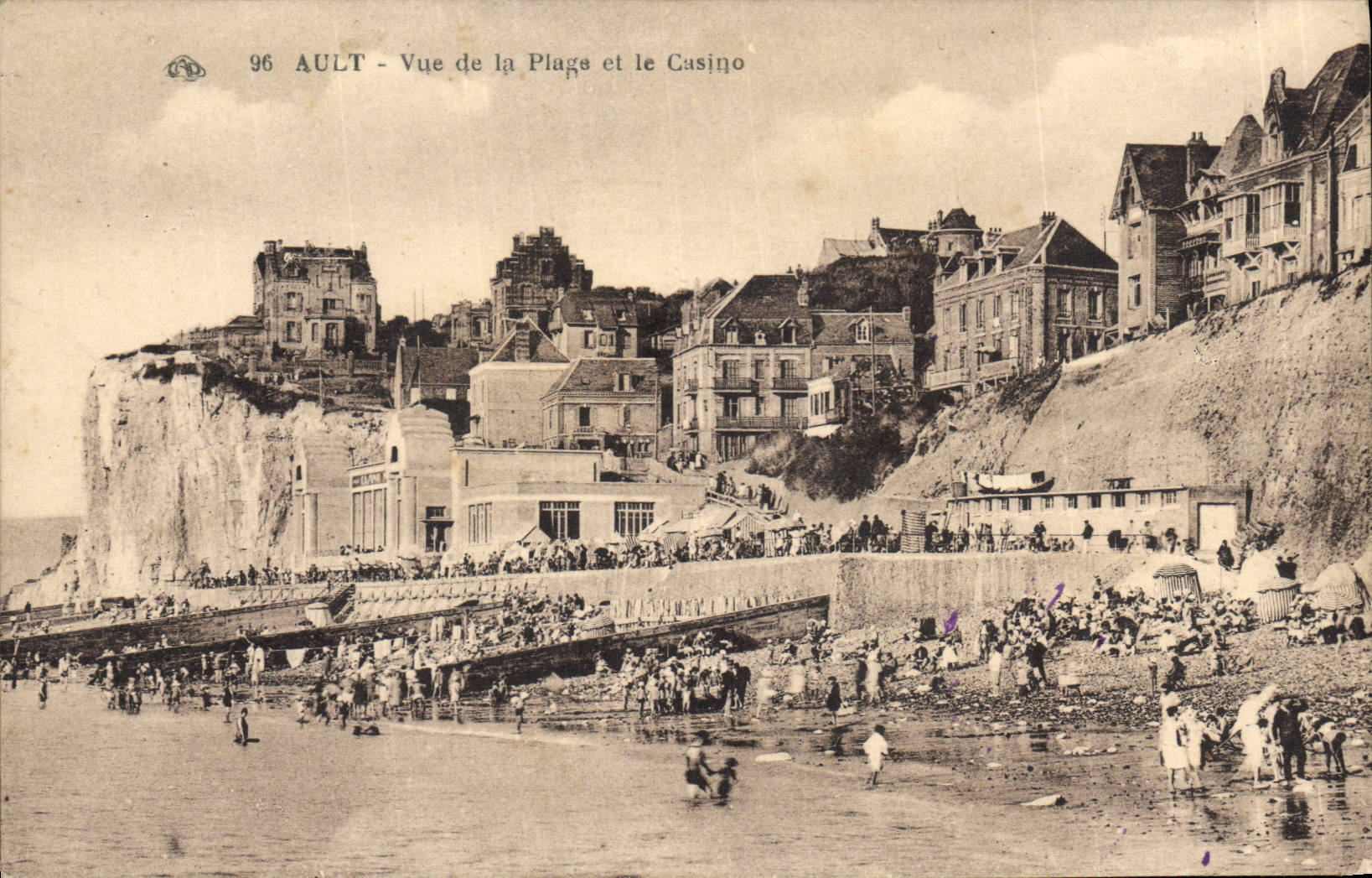 CPA Ault Vue de la Plage et le Casino