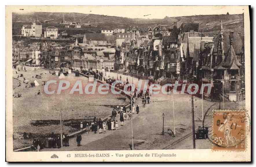 MERS-les-BAINS - Vue générale de l'Esplanade — éditeur inconnu, n° 43