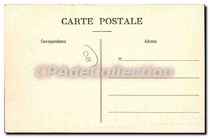 CPA Lucheux Entree principale du Chateau — Back