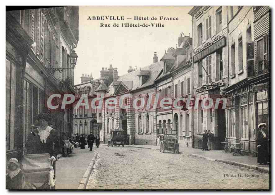 Abbeville — Hôtel de France — Rue de l'Hôtel-de-Ville — Photo G. Baretux