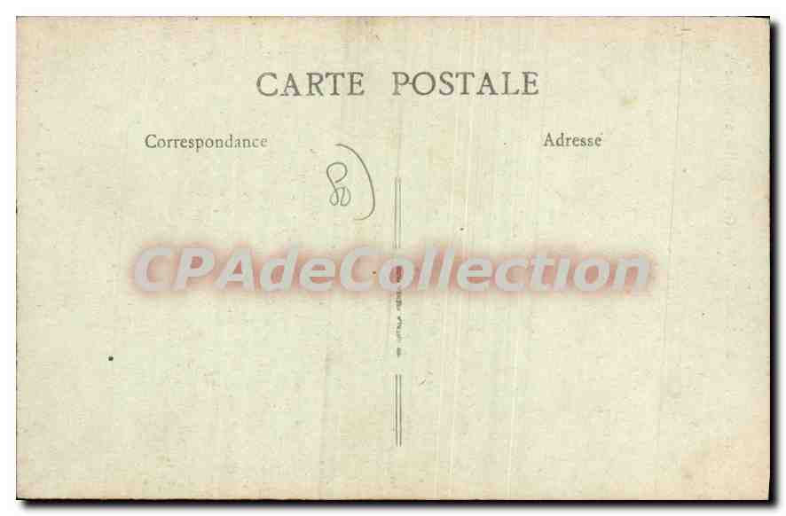 CPA Corbie Egilse Abbatiale Grand portail Amiens — Back