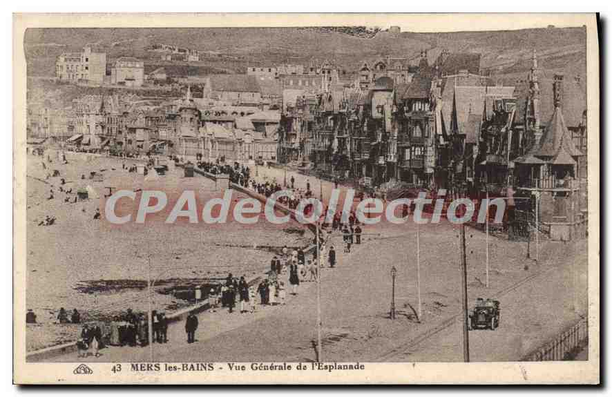 MERS-les-BAINS - Vue Générale de l'Esplanade — Édition Bazar de la Plage, n°43