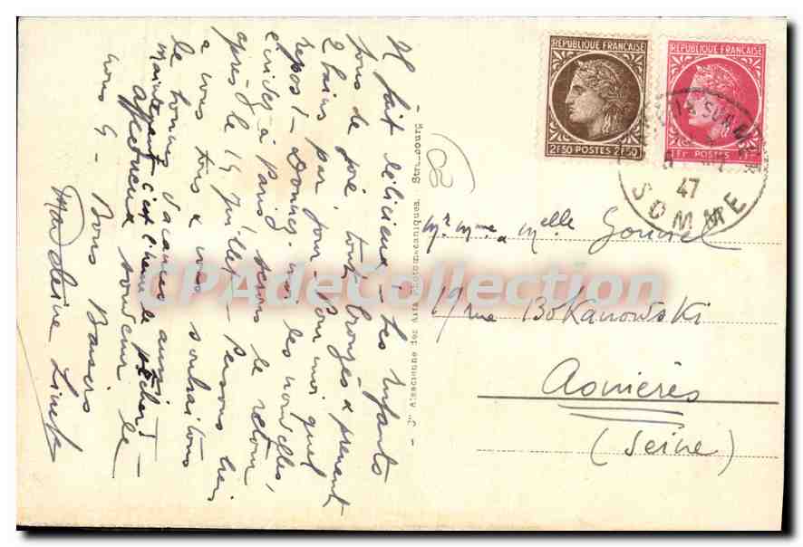 CAYEUX-sur-MER — Le Casino et les Cabines — CPA n°25 — Reverso