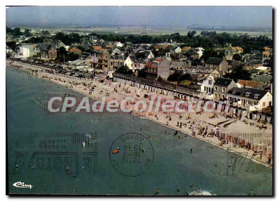 Le Crotoy — Vue aérienne — Un coin de plage — Imprimeur Mâcon
