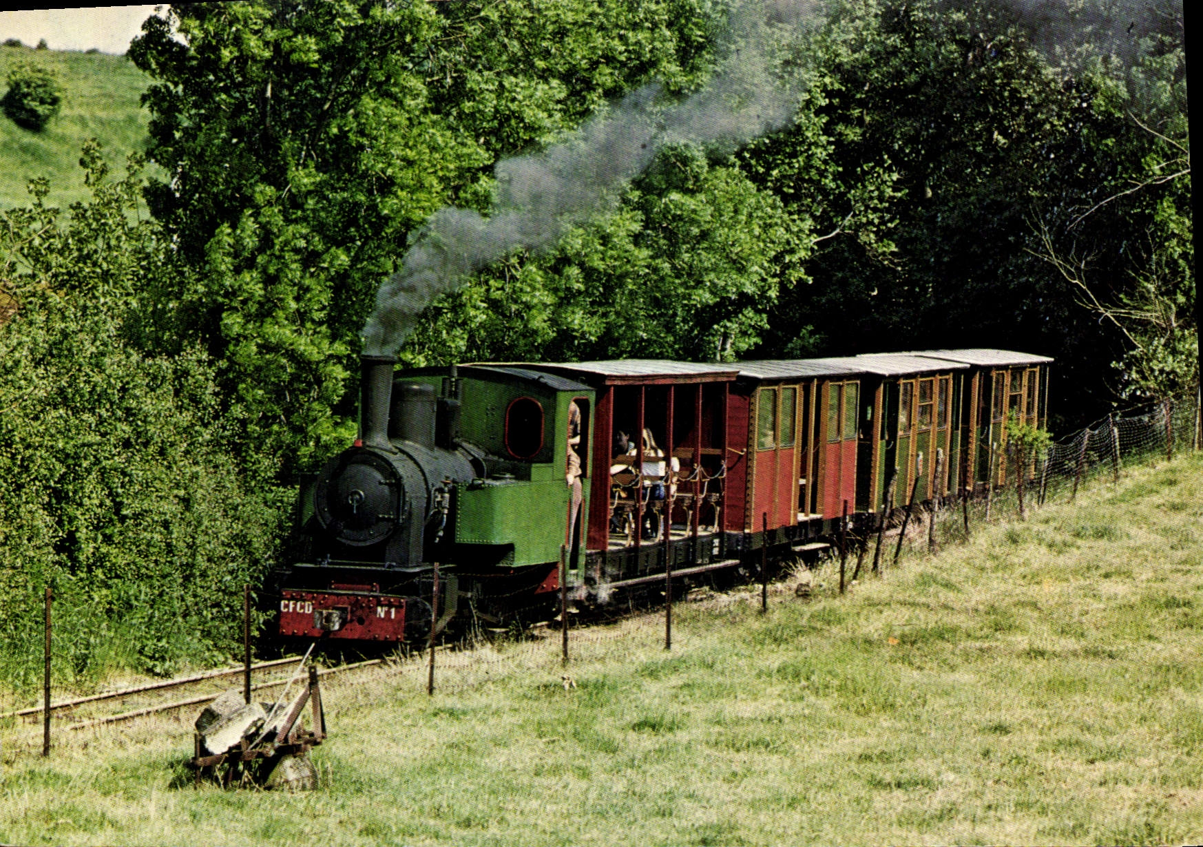 Chemin de Fer Touristique Froissy-Dompierre — Petit train à vapeur — Edition J. Phradayrol