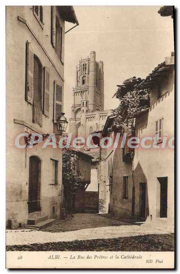 Albi — Die Straße der Priester und die Kathedrale — ND Phot