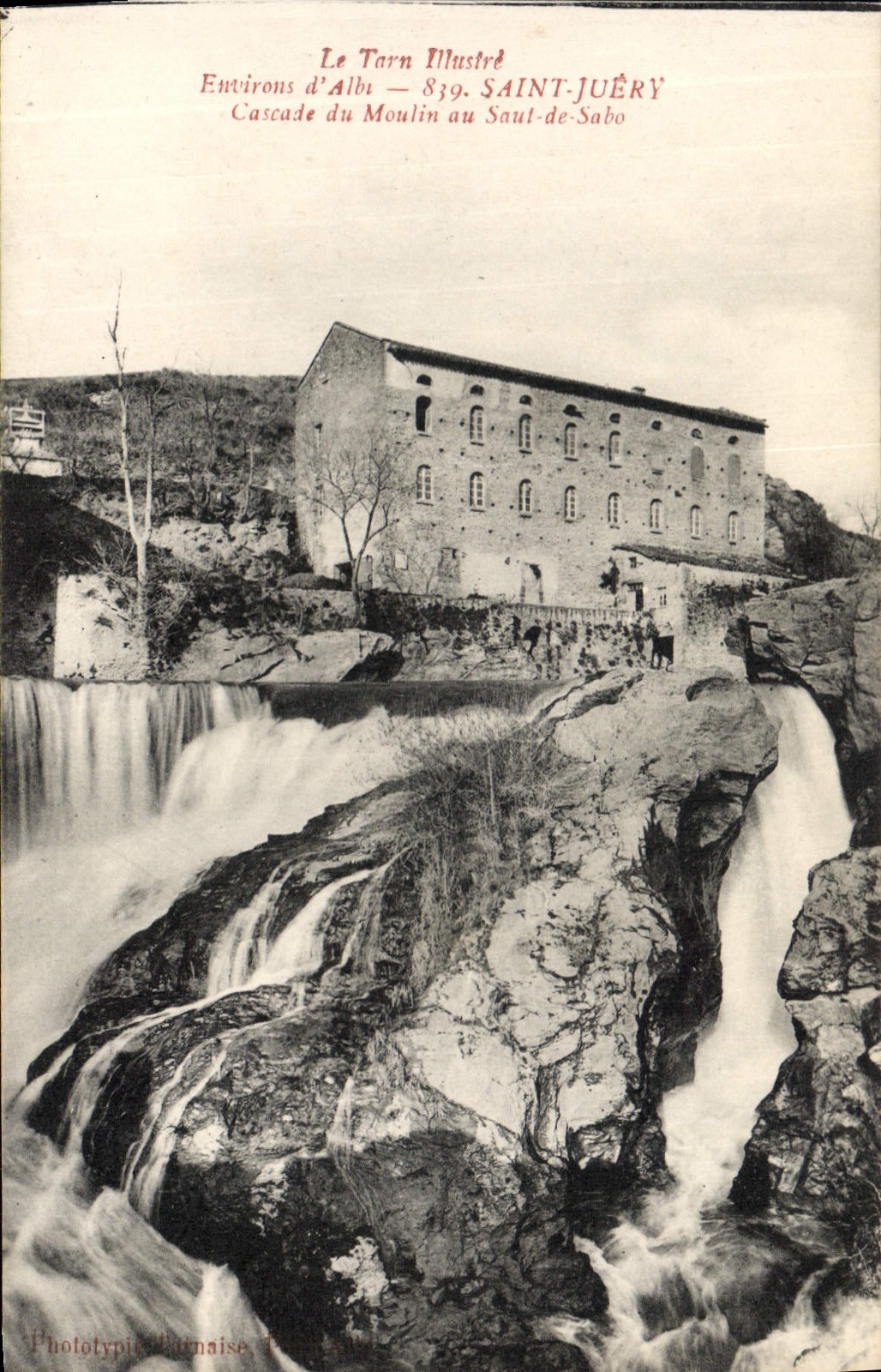 Cascades du Moulin au Saut-de-Sabo — Saint-Juery — Le Tarn Illustré, n°839