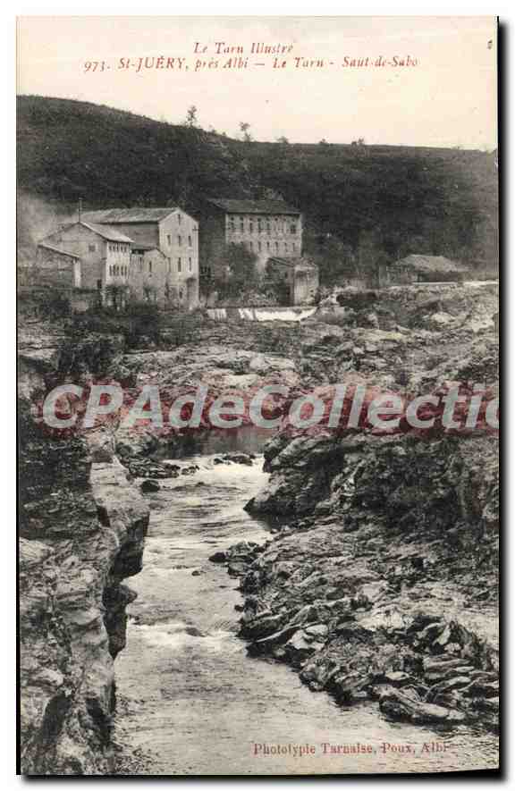 St-Juèry, près Albi — Le Turn — Saut-de-Savo — Phototypie Tarnaise, Poux, Albi