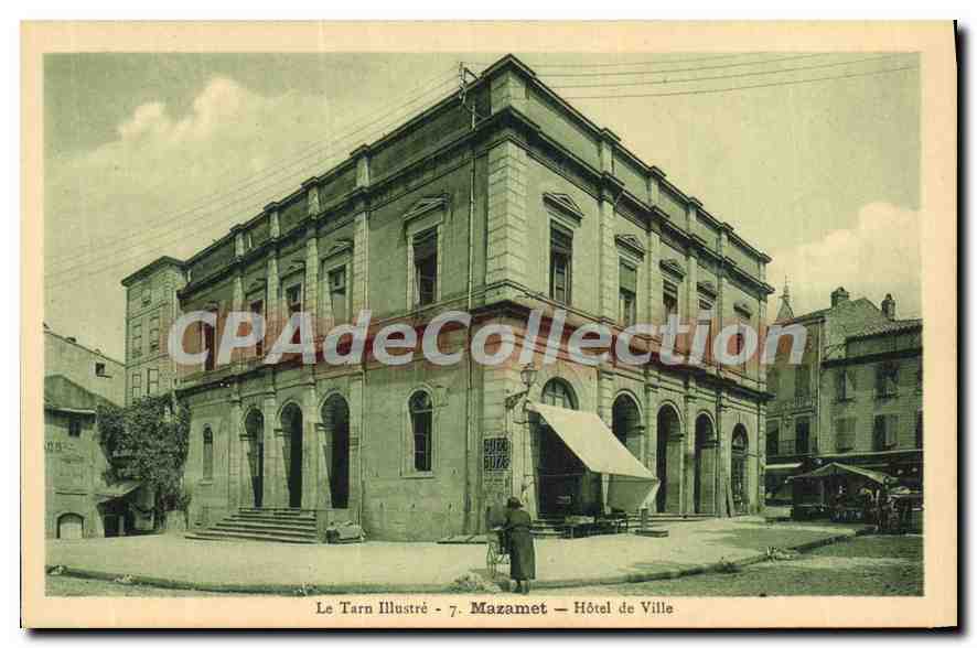 CPA Le Tarn illustre Mazamet Hotel de Ville