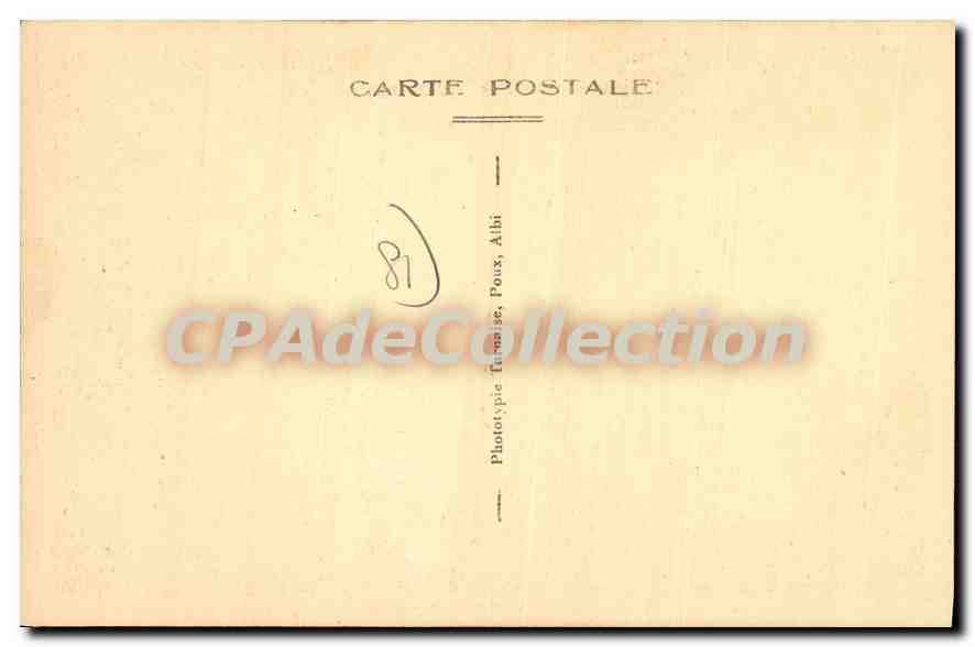 CPA Le Tarn illustre Mazamet Hotel de Ville — Back
