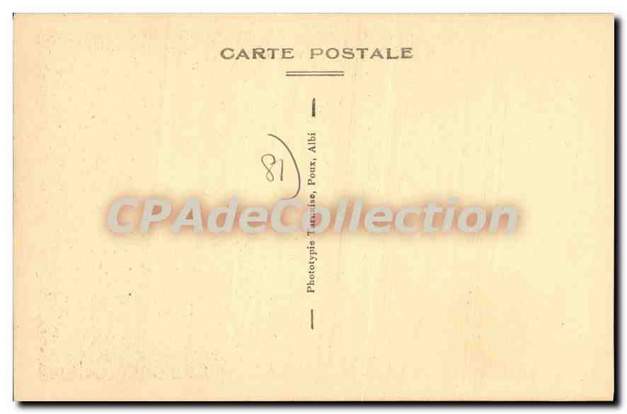 CPA Le Tarn illustre Mazamet Usine des Trois Lune — Back