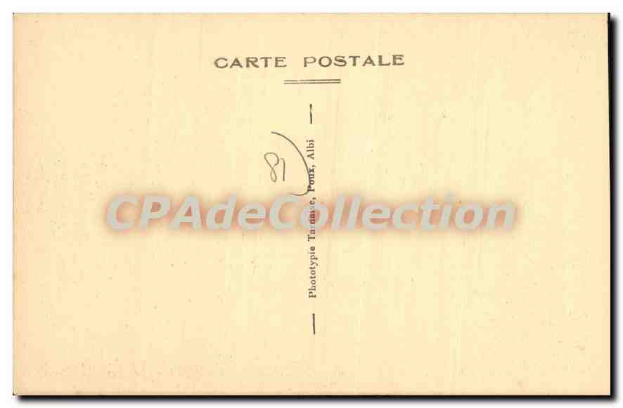 CPA Le Tarn illustre Mazamet Le Peigne d'Or — Back