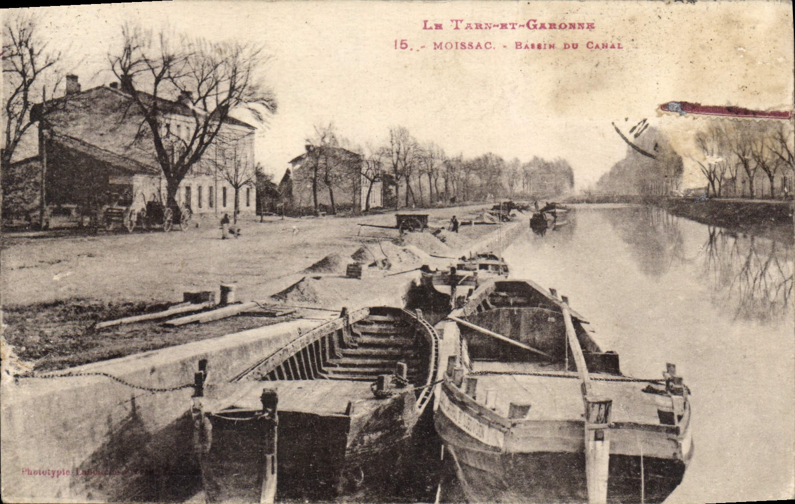 CPA Le Tarn et Garonne Moissac Bassin du Canal