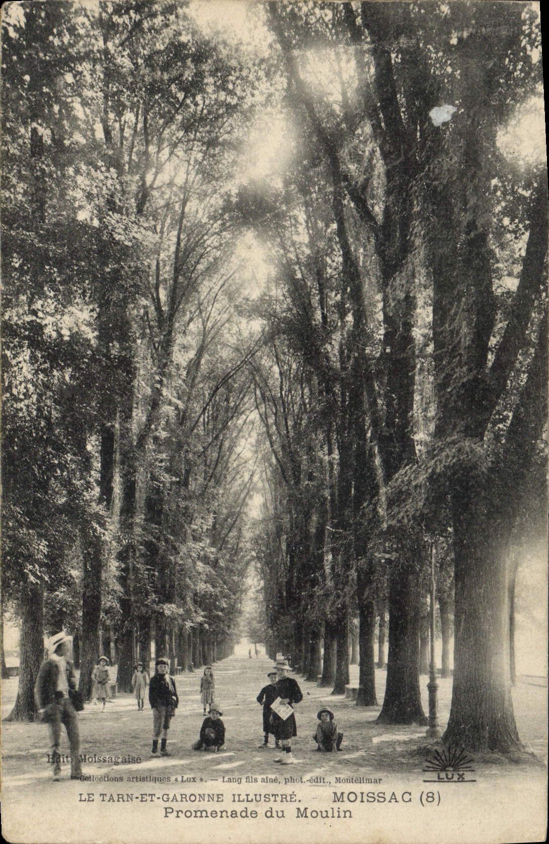 Promenade du Moulin — Moissac (8) — Lang fils aîné, phot.-édit., Montélimar