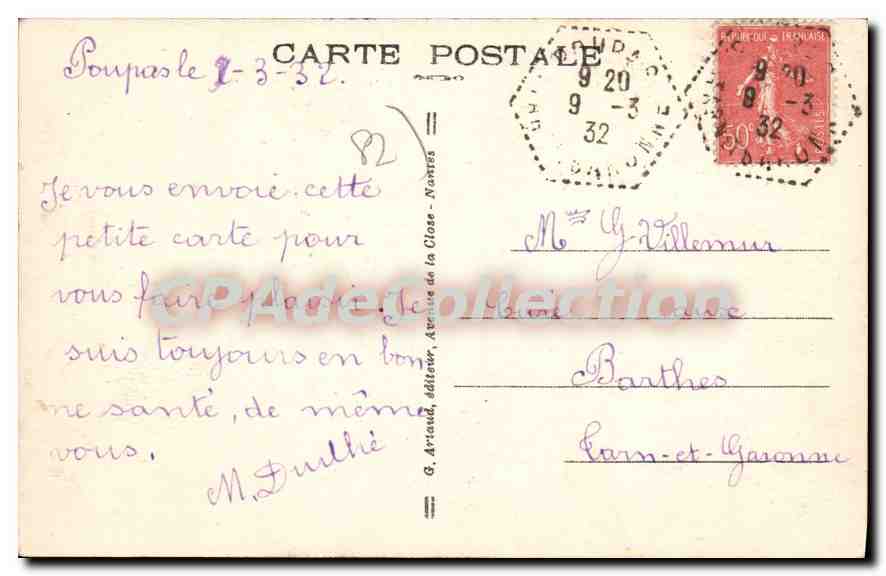 Montauban — Les Bords du Tarn — n° 456 — Reverso