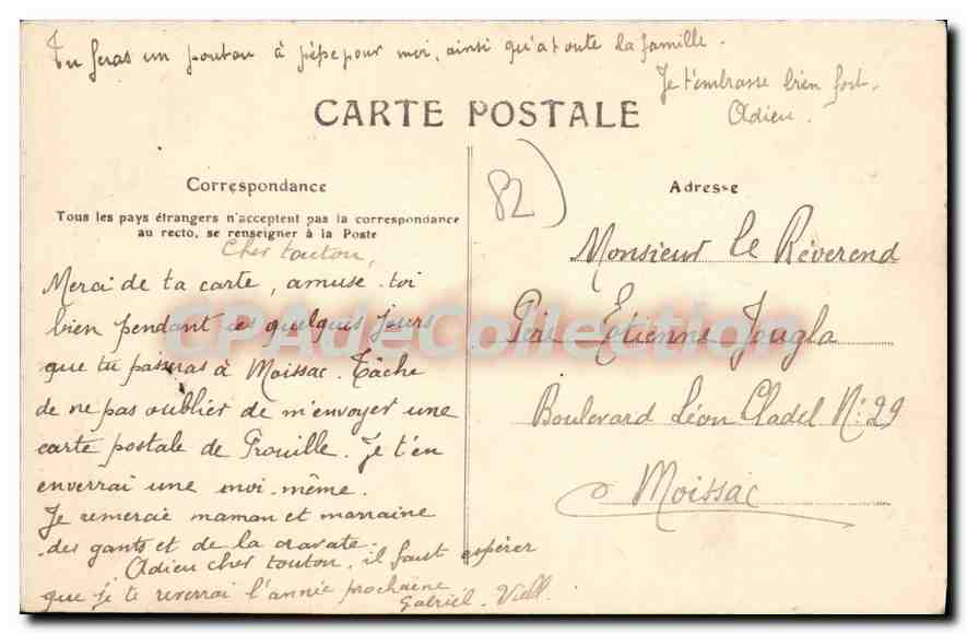 Montauban - Église Saint-Jacques - Clocher du XIVe siècle, Nef du XVe siècle — Achille Bouis, phot. Montauban, Série 1 — Reverso