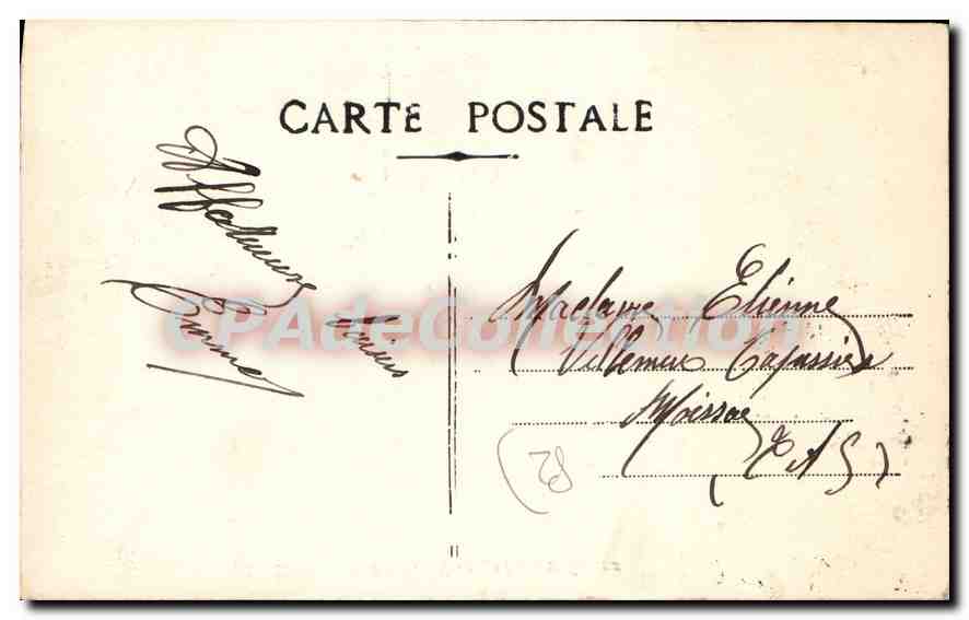 Montauban - Vue prise du Cours — Éditeur E. M. Masure, n°32 — Reverso