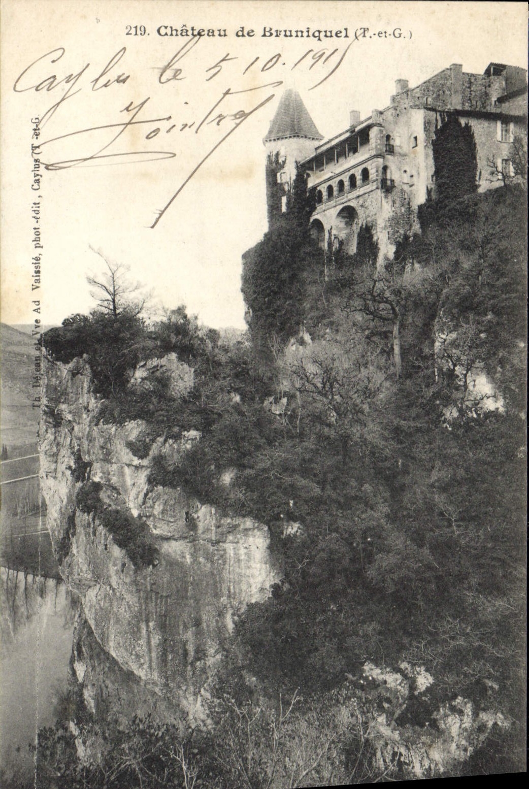CPA Tarn et Garonne Chateau de Bruniquel (T et G)