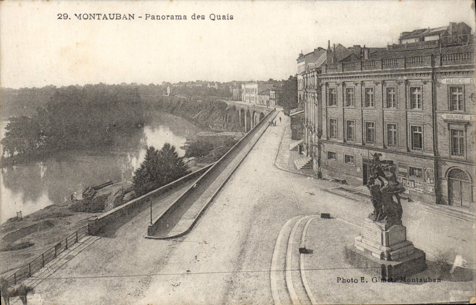 Montauban - Panorama des Quais — Photo E. Gimet, Montauban, n°29