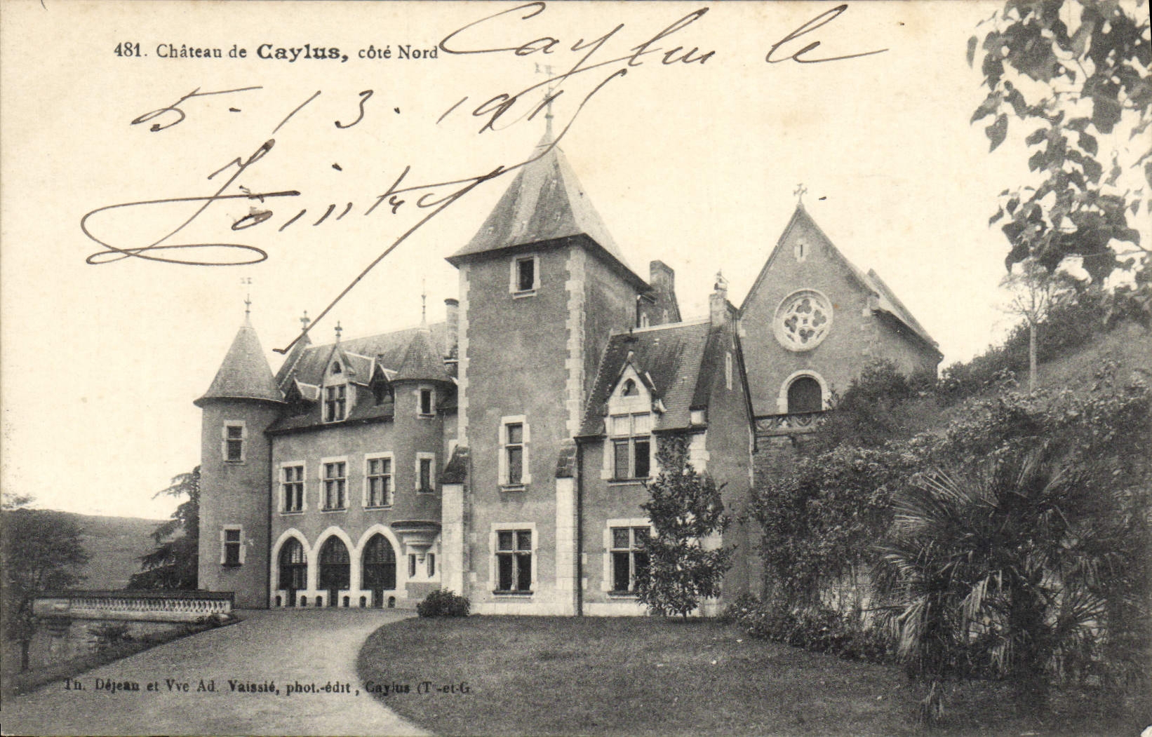 CPA Tarn et Garonne Chateau de Caylus