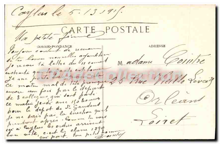CPA Tarn et Garonne Chateau de Caylus — Rückseite