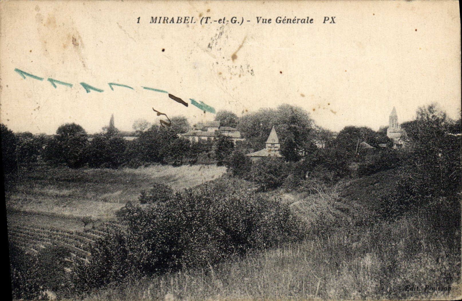 CPA Tarn et Garonne Mirabe (T et G) Vue Generale