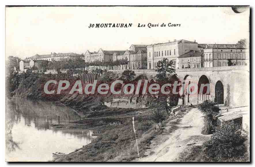 Montauban — Les Quai du Cours — CPAdeCollection