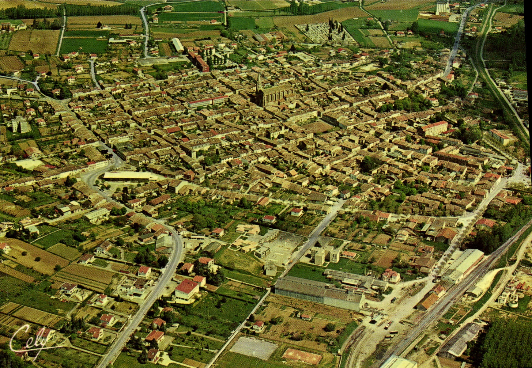 CPSM Beaumont de Lomagne Vue generale