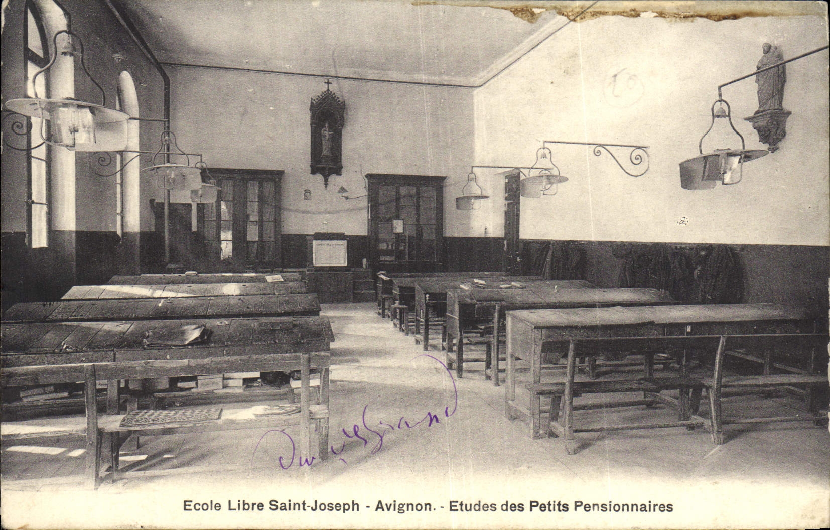 École Libre Saint-Joseph - Avignon - Études des Petits Pensionnaires