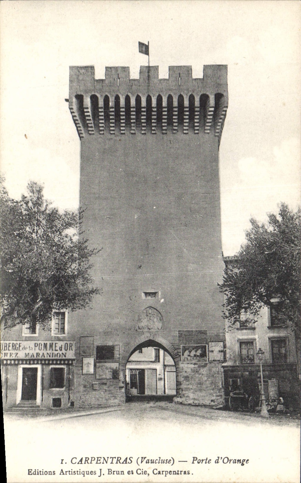 CPA Vaucluse Carpentras (Vaucluse) Porte d'Orange