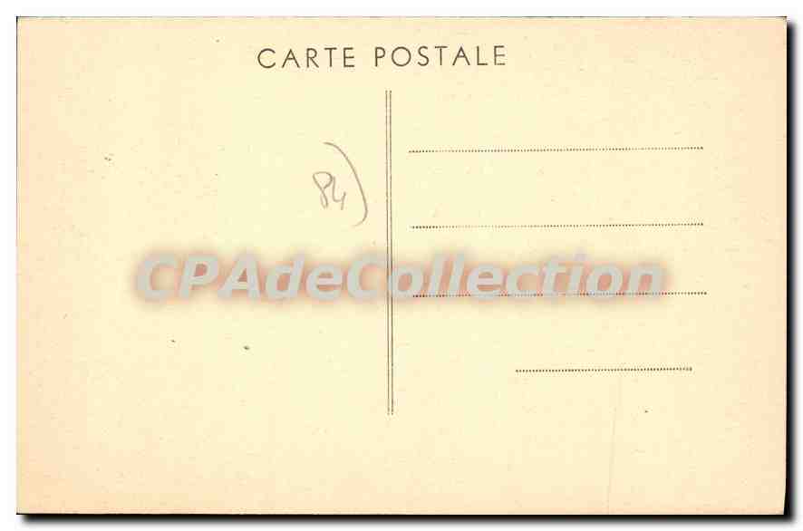 CPA Vaucluse Valreas (Vaucluse) Place Aristide Briand et Hotel de Simiane (Mairie) — Rückseite
