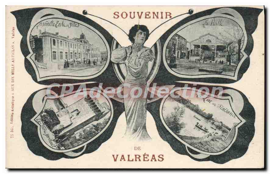 CPA Vaucluse Valreas Souvenir de Valreas