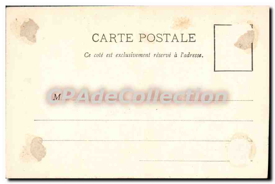 CPA Vaucluse Halles et Dome Sainte Anne — Rückseite