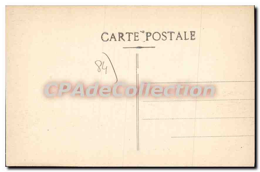 Städte (Vaucluse) - Viertel Rolland — Édit J. Brun et Cie Carpentras, Nr. 16 — Rückseite