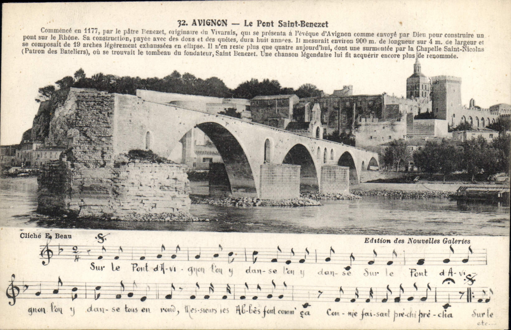 Avignon — Le Pont Saint-Bénézet — Édition des Nouvelles Galeries